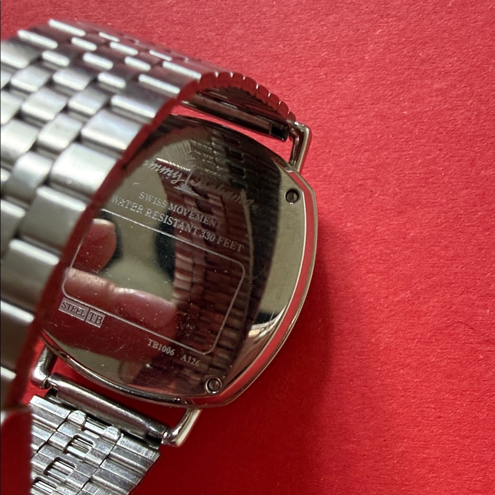 Tommy Bahama Silver and Cream Men's Chronograph Watch - Picture 4 of 4
